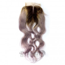 RCHAIDA Russian Hair Lace Closures – Platinum Grey 4×4
